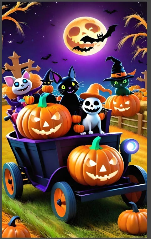 Fondo Terrorífico de Halloween para Puertas 🎃🚪💀