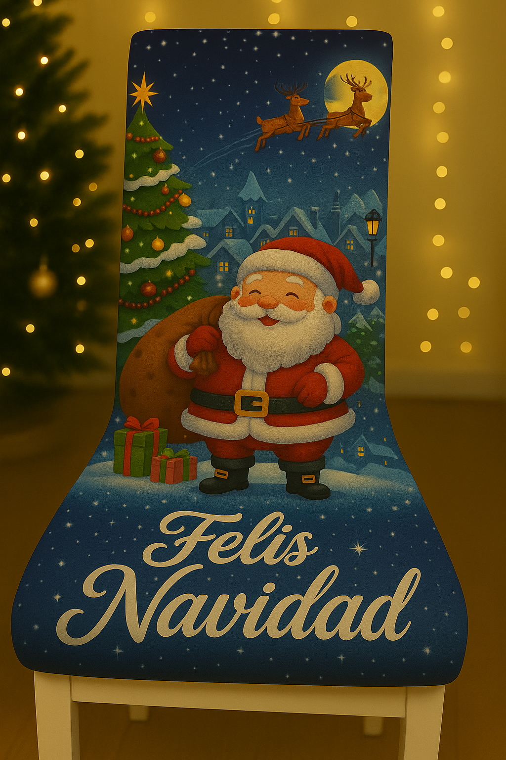 COMBO X 4 FORROS MAGICOS PREMIUM🎅🏻– Ajustables, Lavables y Festivos 🎄