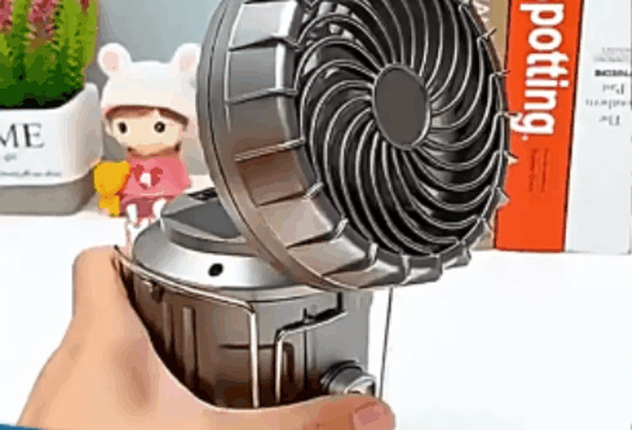 LumiFan Pro cerrada y apagada